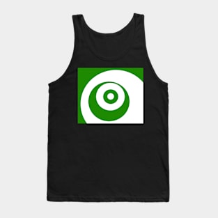 Abstract pattern - green and white. Tank Top